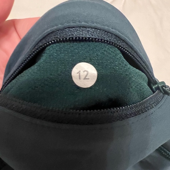 Lululemon Tight Stuff Tight II 25 Women’s sz 12 Leggings - deep teal green color - Picture 4 of 4